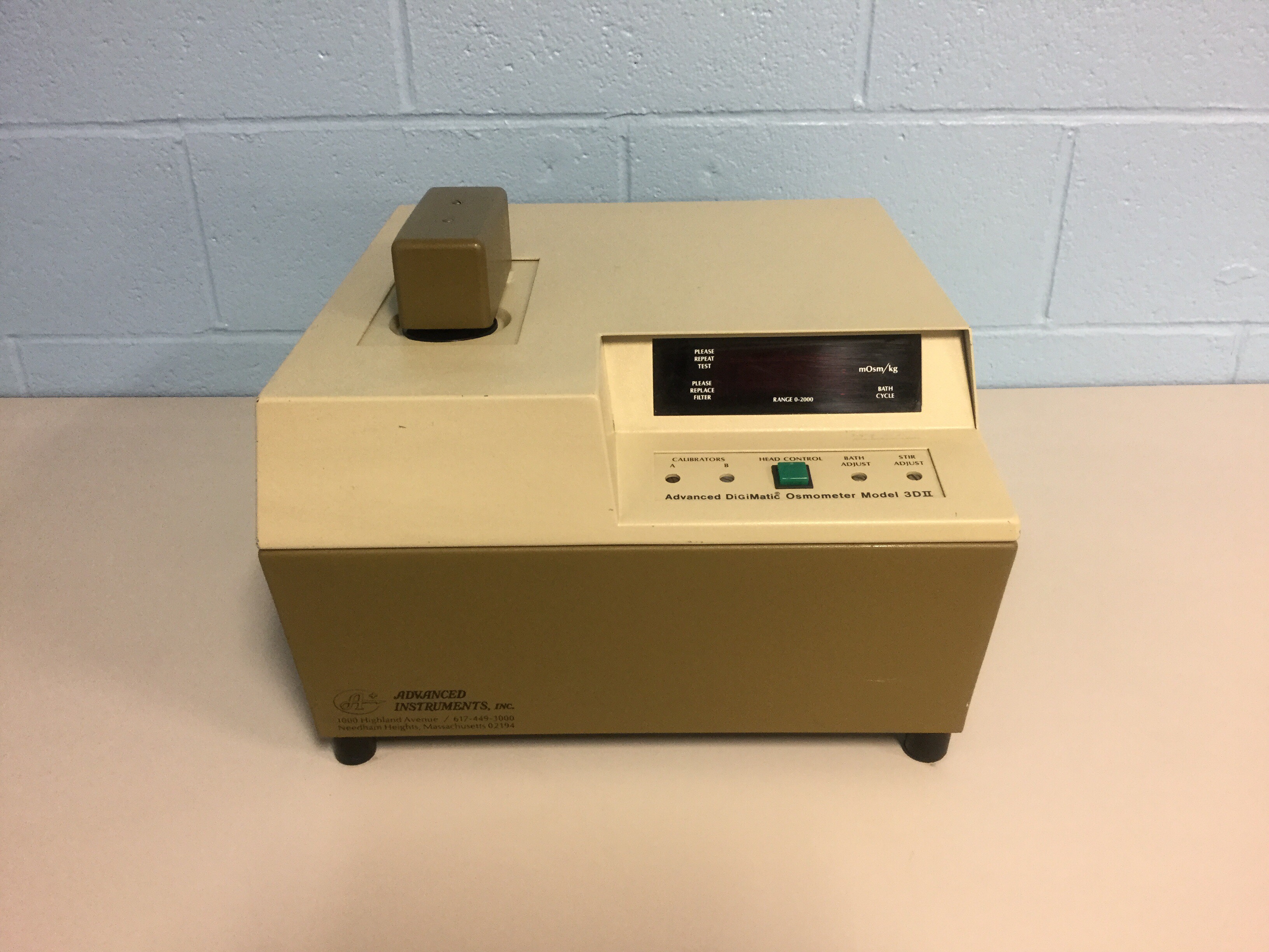 Advanced Instruments Advanced Digimatic Osmometer Model 3DII