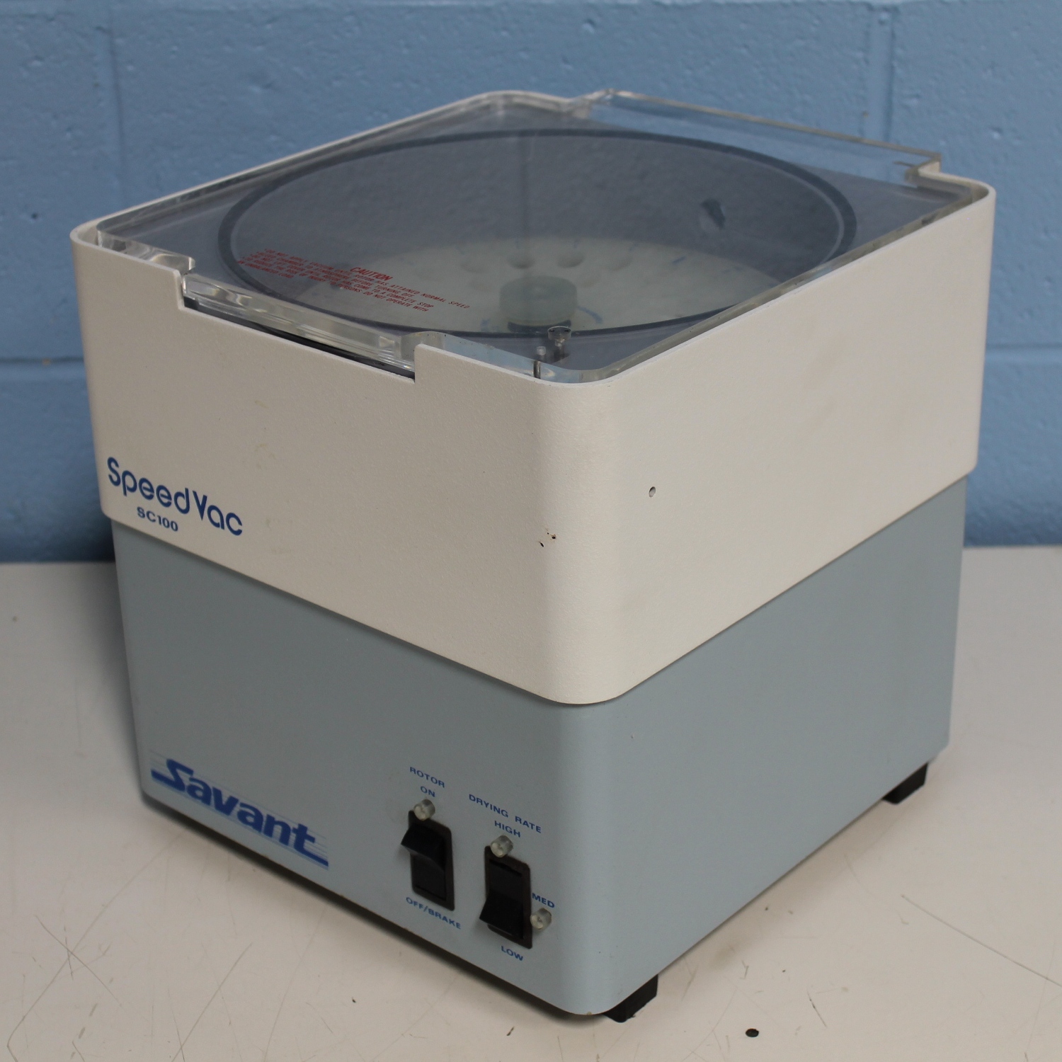 ALT ITEM: 19383 | SC100 Speed Vac Concentrator with Savant RH40-12 Rotor