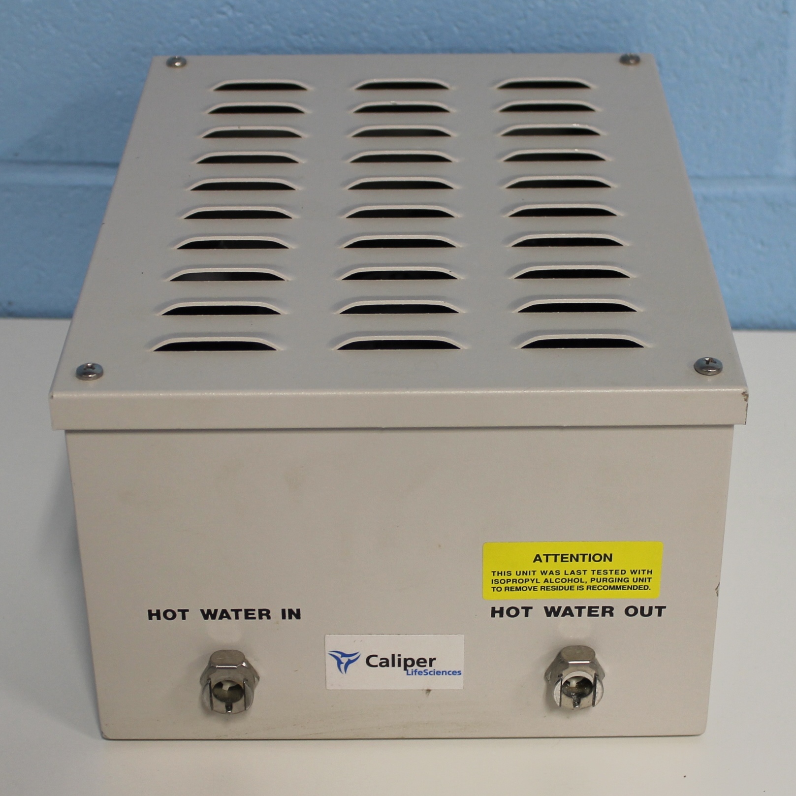 Caliper Life Sciences SE Box With Hot Water In out Valves P N 74972 1