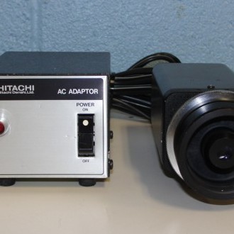 Hitachi VK-C150 CCD MOS Video Camera with AC Adaptor Model AP-120U